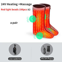 Red Light Therapy Heating Boots for Foot and Calf Pain Relief