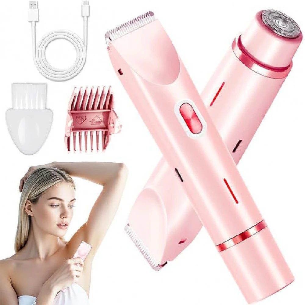 2-in-1 Waterproof Electric Bikini and Body Trimmer - 11