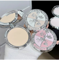 Matte Three-Color Pressed Setting Powder for Oil Control