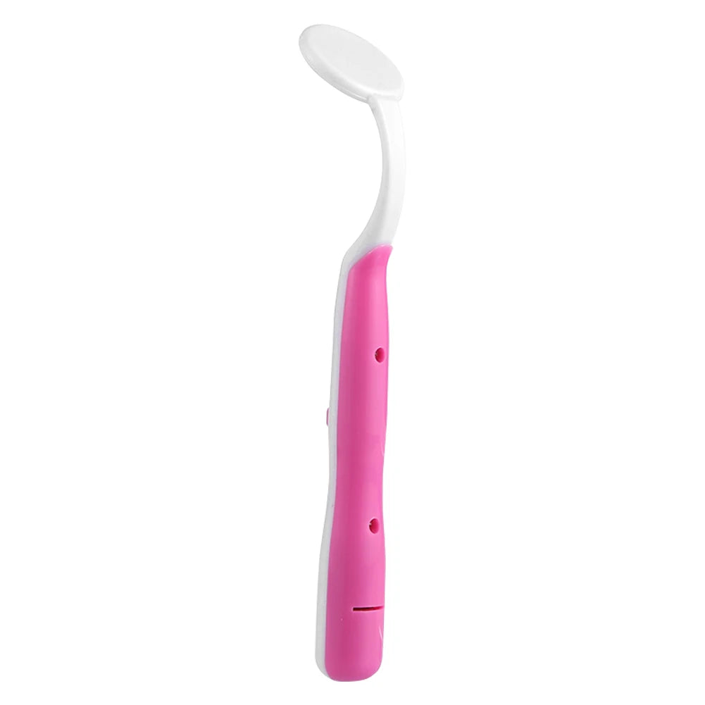 LED Illuminated Oral Dental Inspection Mirror for Teeth Cleaning - 10