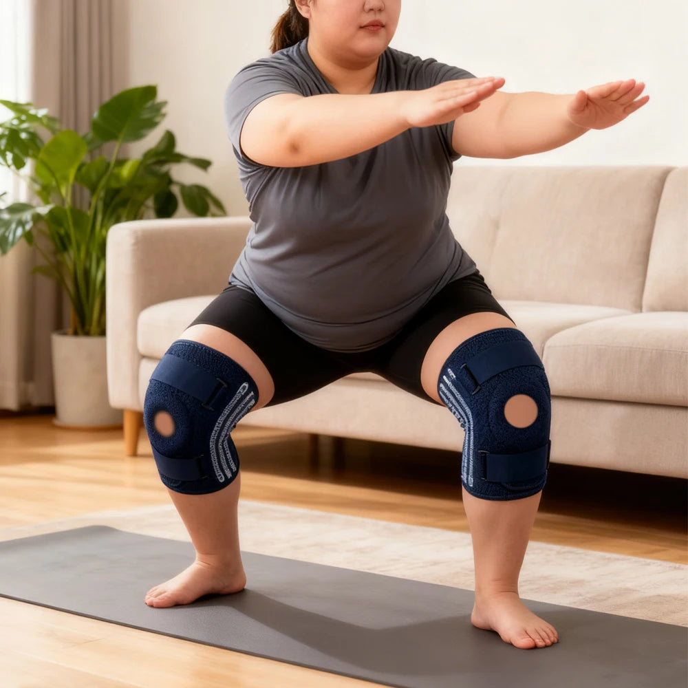 Adjustable Plus Size Knee Brace for Joint Pain Relief - 22