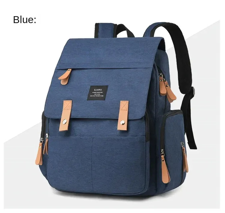 Waterproof Large Capacity Diaper Bag Backpack for Parents - 36