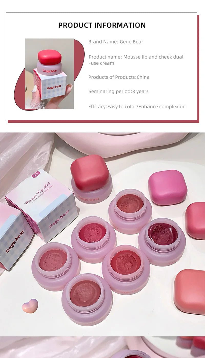 Dual-Use Cream Blush and Lip Tint - 15