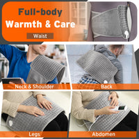 Electric Heated Lumbar and Abdomen Relief Belt
