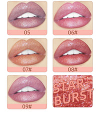 9-Piece Glitter Lip Gloss Set for Shimmering Lips