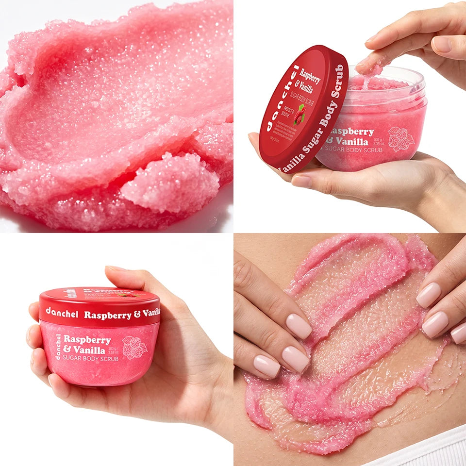Raspberry & Vanilla Sugar Exfoliating Body Scrub - 18