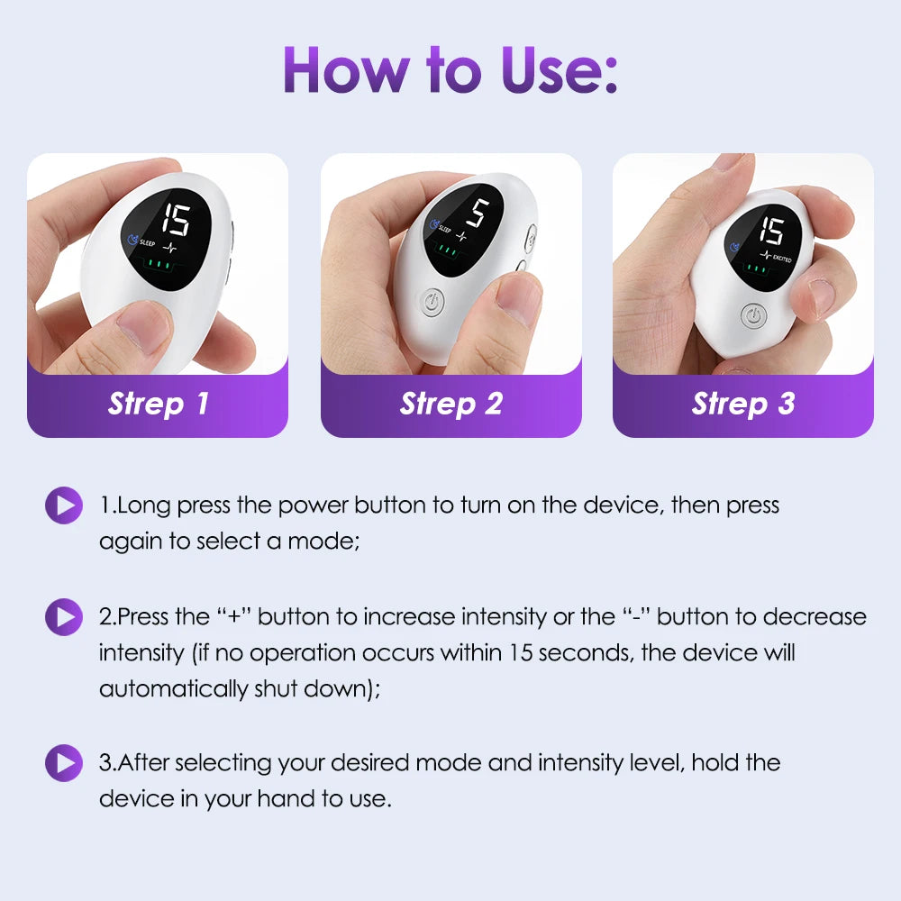 Handheld Sleep Aid Device for Anxiety and Insomnia Relief - 12