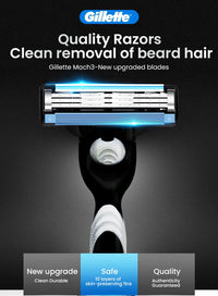 3-Blade Manual Shaving Razor for Men