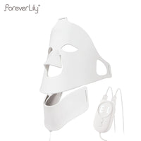 Flexible Silicone LED Light Therapy Mask for Face and Neck