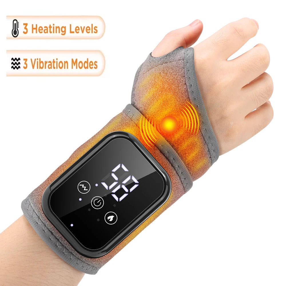 Heated Vibrating Ankle and Wrist Support Wrap - 56
