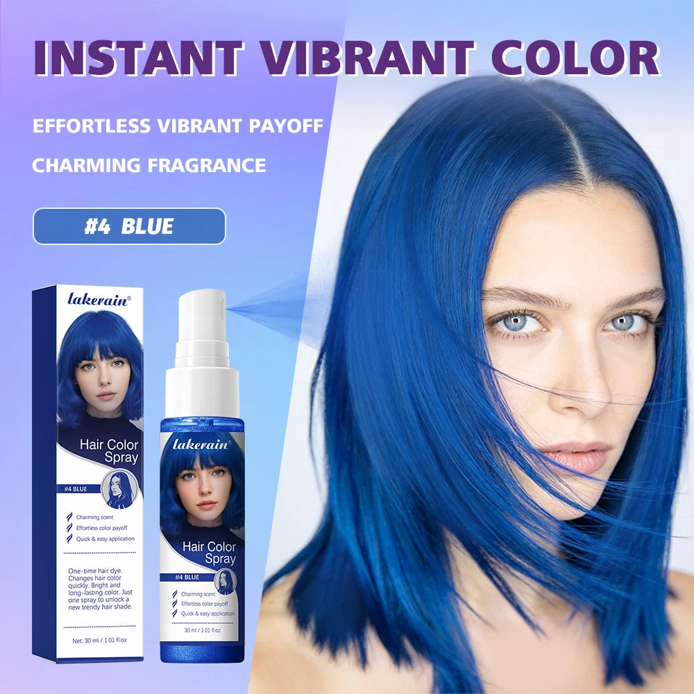 Instant Temporary Hair Color Spray for Parties and Styling - 11