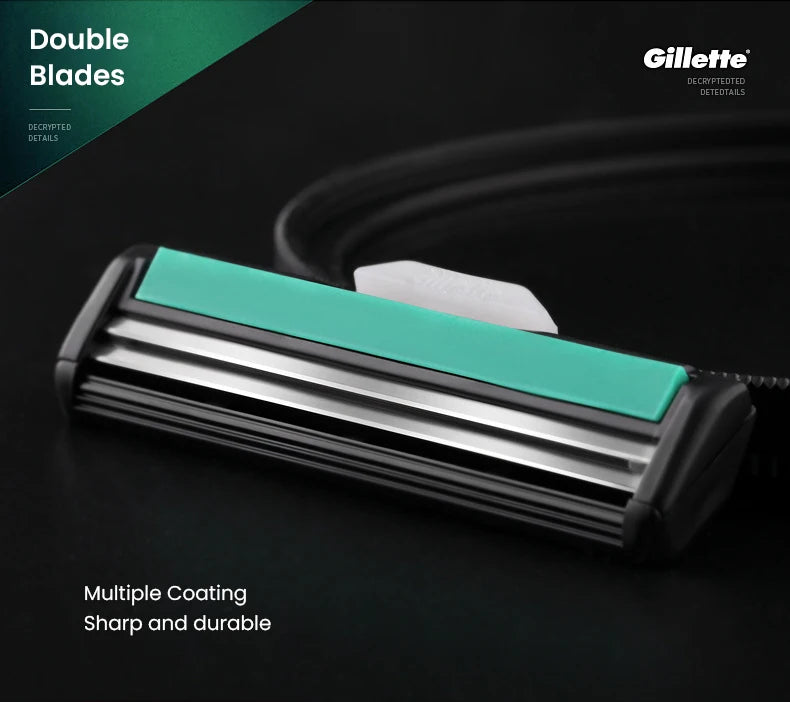 Dual-Blade Men's Precision Shaving Razor Set - 11