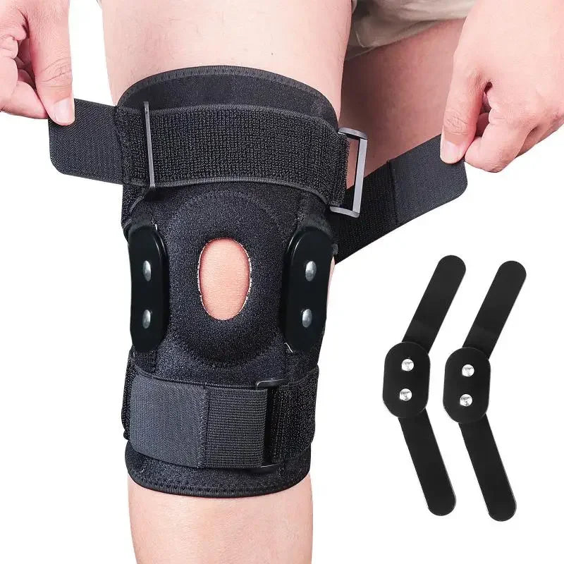 Adjustable Hinged Knee Brace for Joint Support and Pain Relief - 3