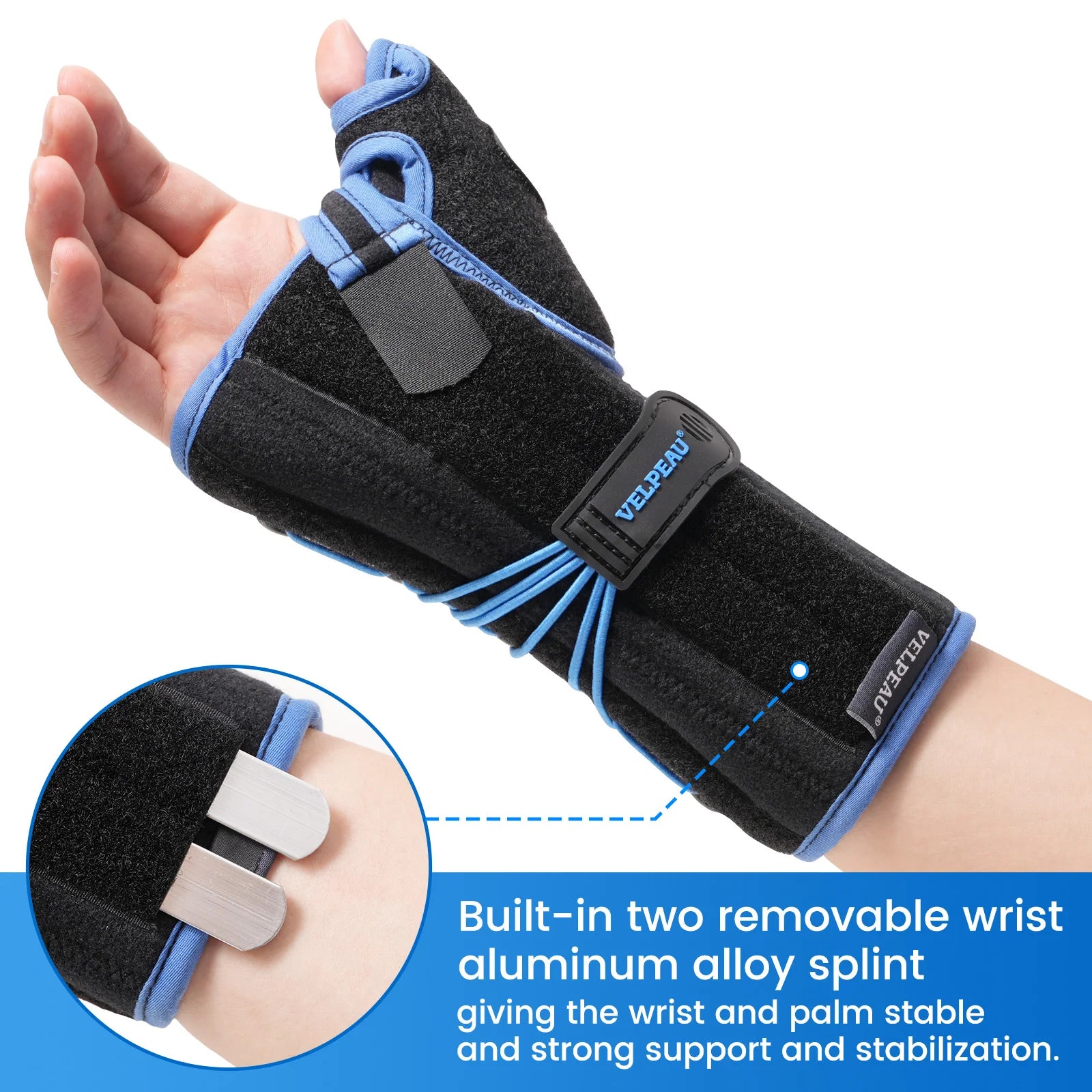 Adjustable Wrist and Thumb Support Brace for Pain Relief - 3