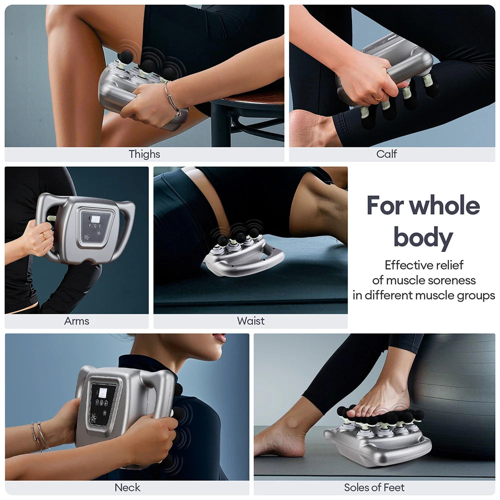 Multi-Head Deep Tissue Muscle Massage Gun - 22