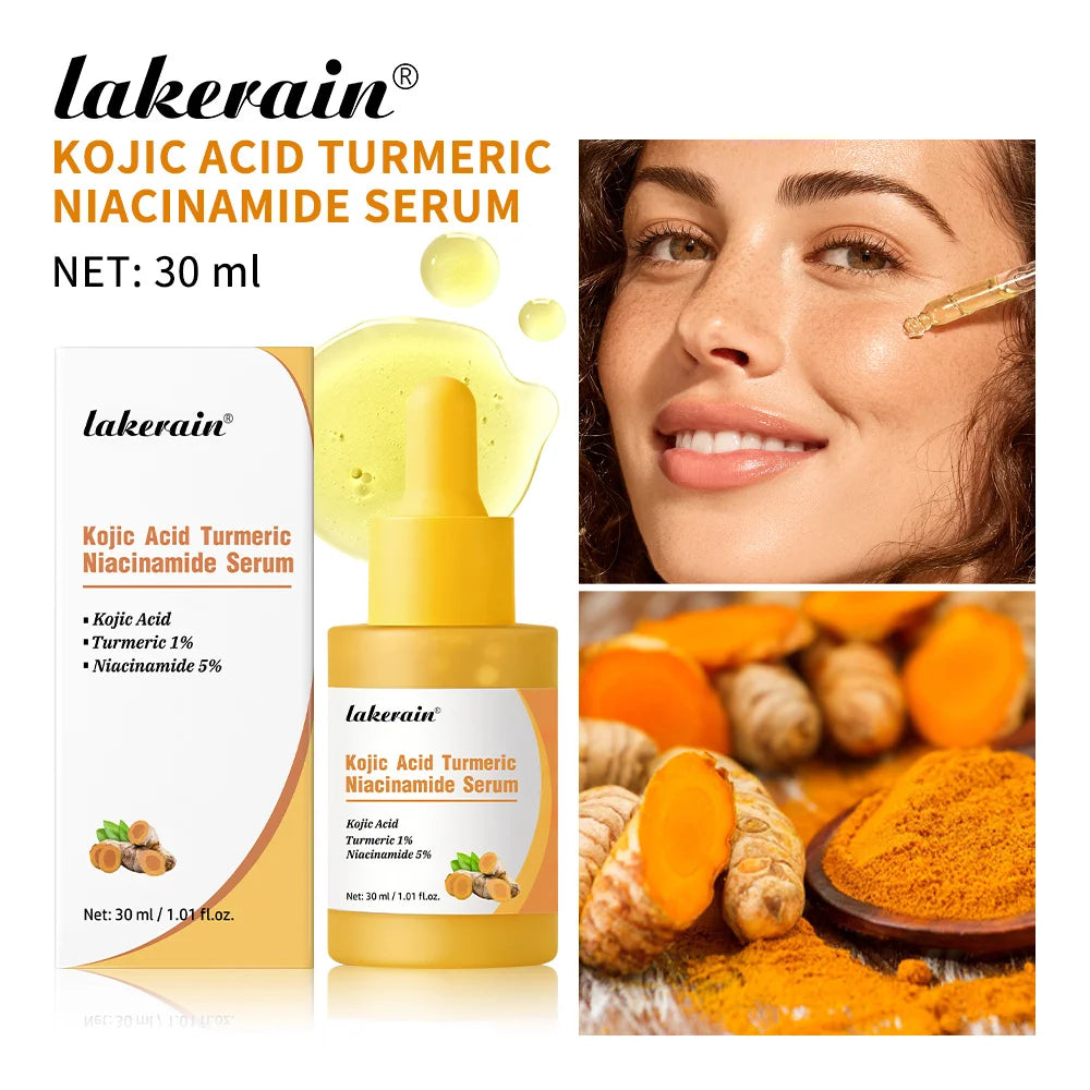Brightening Kojic Acid and Turmeric Face Serum - 22