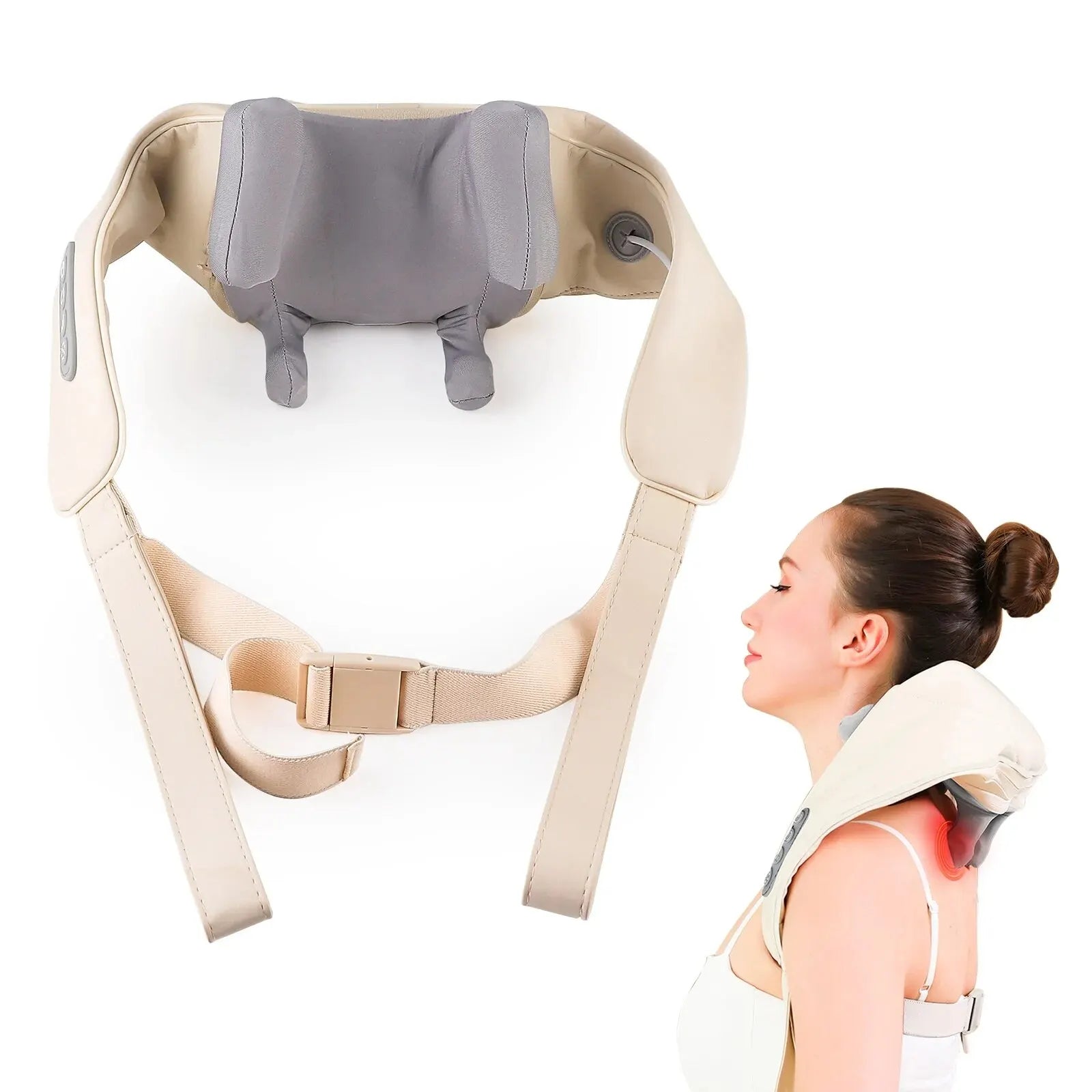 Wireless Shiatsu Neck and Shoulder Massage Shawl - 26