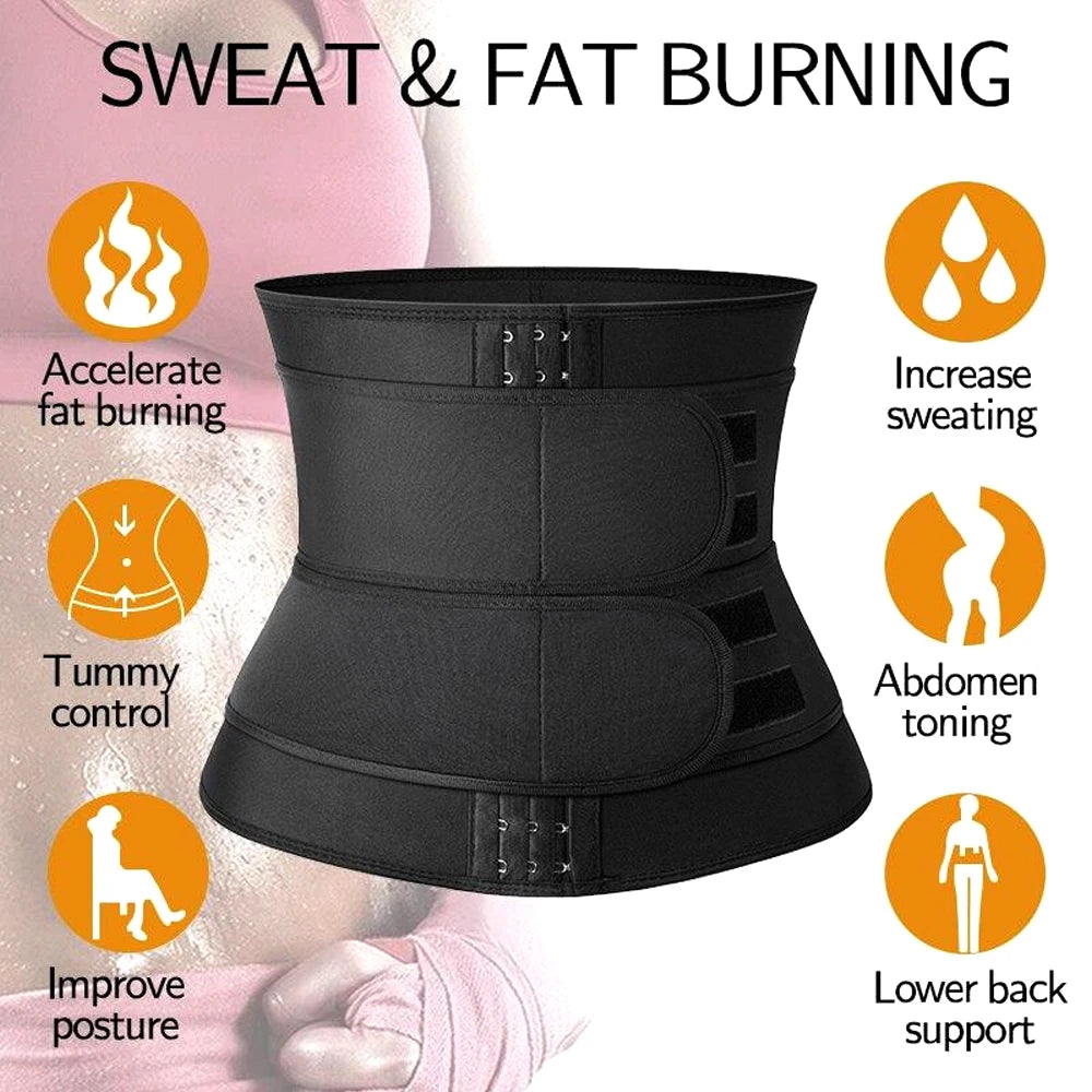Sauna Sweat Waist Trainer and Tummy Slimming Belt - 13