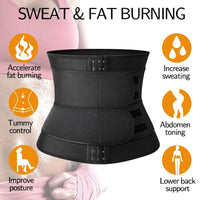 Sauna Sweat Waist Trainer and Tummy Slimming Belt