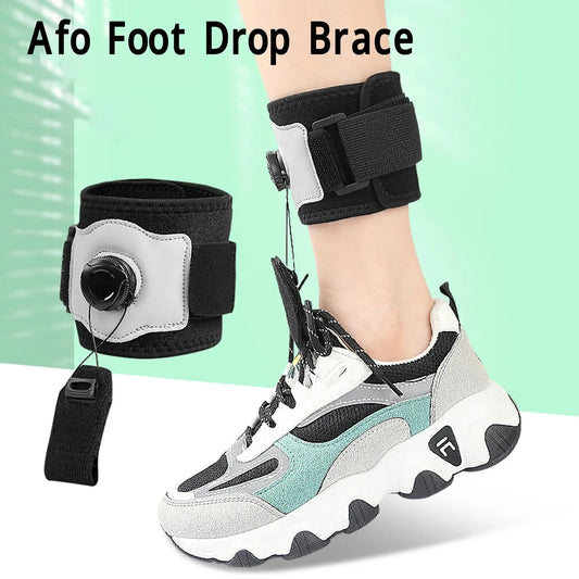 Adjustable Foot Drop Brace for Walking Support