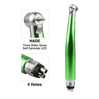LED Dental High-Speed Handpiece with Triple Water Spray
