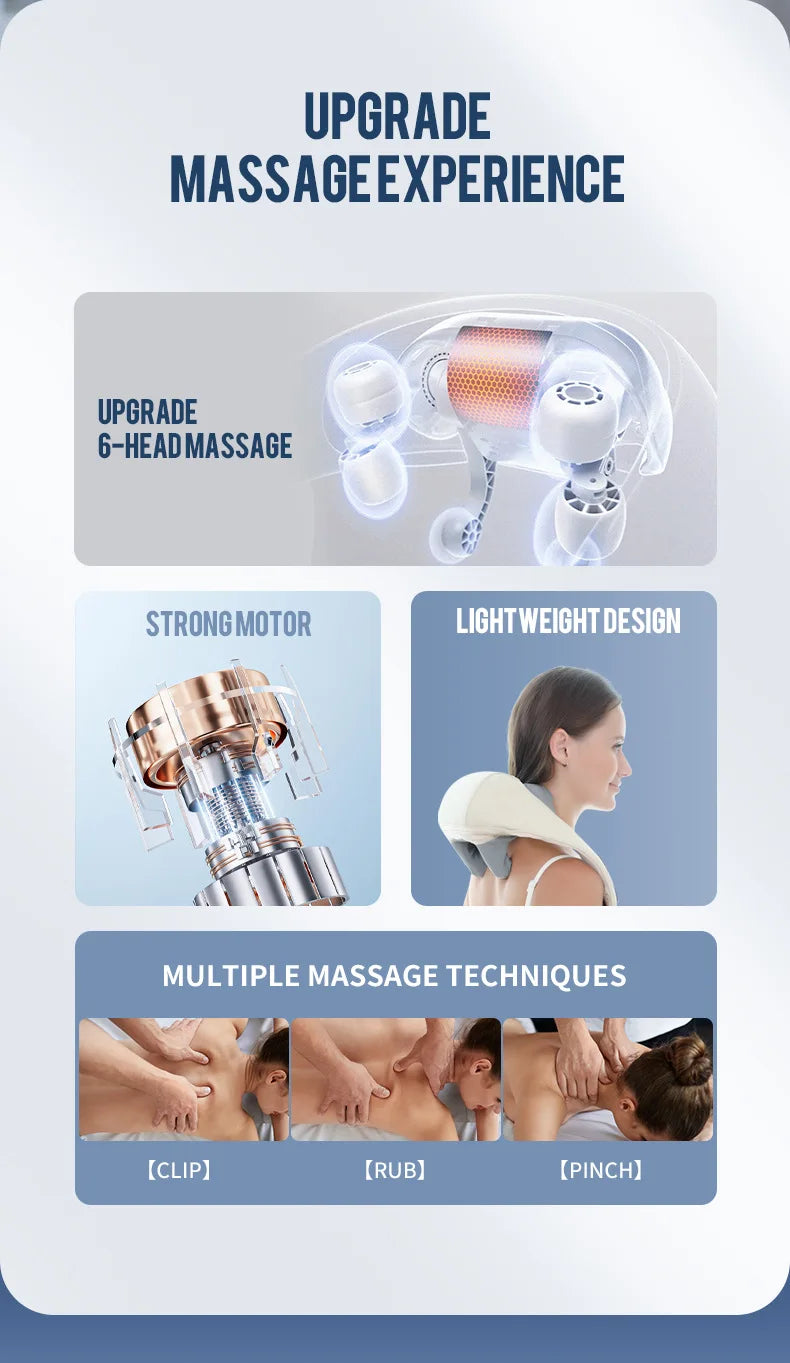 Cordless Deep Tissue Neck and Shoulder Massager - 8