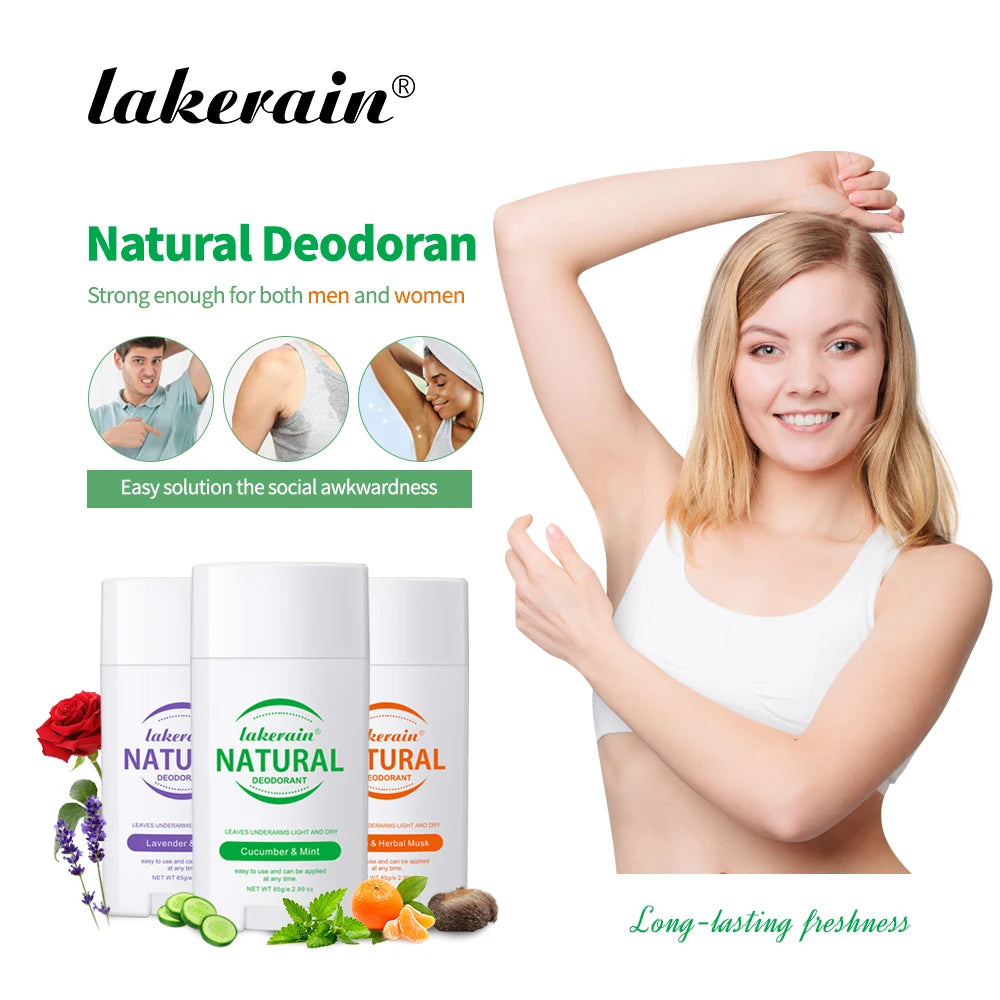 Long-Lasting Natural Solid Deodorant Stick for Fresh Underarms - 5
