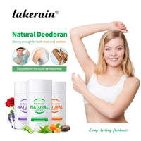 Long-Lasting Natural Solid Deodorant Stick for Fresh Underarms