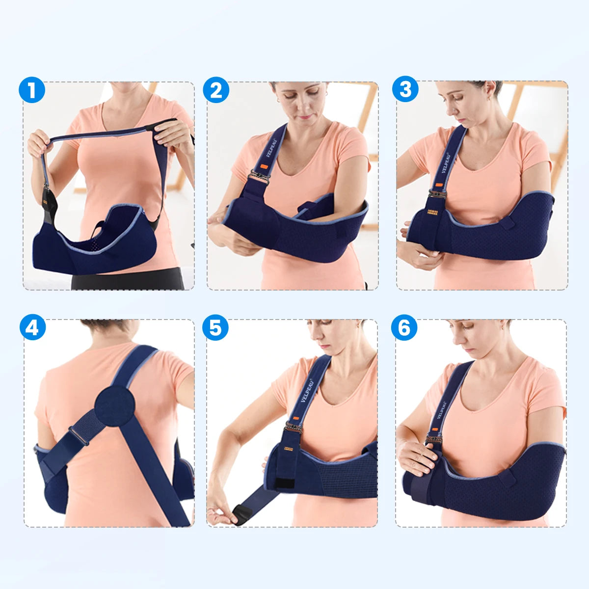 Adjustable Arm Sling for Shoulder and Elbow Injury Recovery - 22