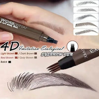 Waterproof 4-Tip Natural Microblading Eyebrow Pen