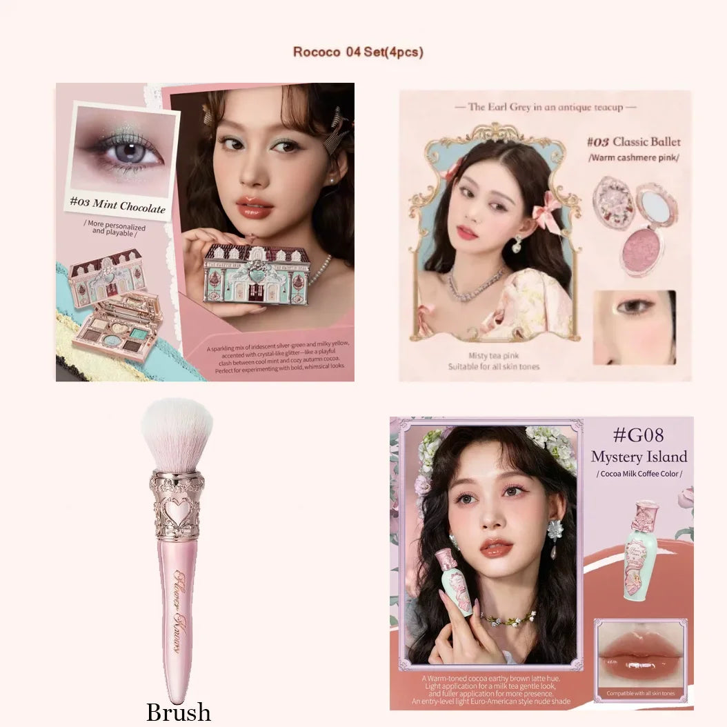 Rococo Style Strawberry Makeup Collection Set - 54