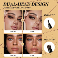 2-in-1 Waterproof Freckle Stamp Pen for Natural Makeup