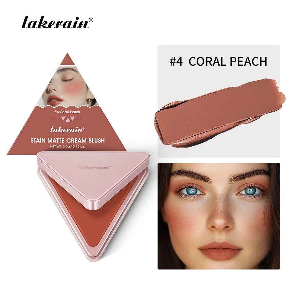 2-in-1 Cream and Powder Long-Lasting Blush Palette - 24