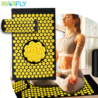 Acupressure Massage Mat and Pillow Set for Muscle Pain Relief