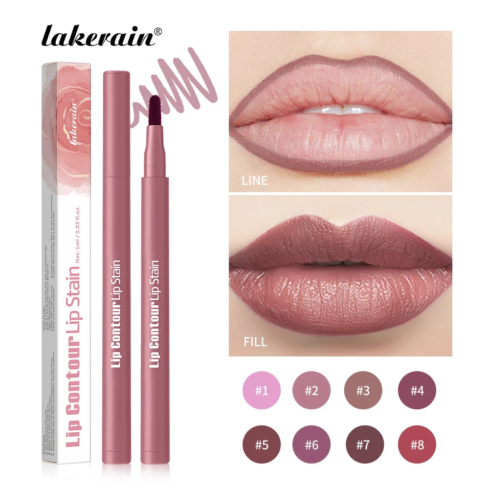 Dual-Sided Long-Lasting Lip Contour & Fill Stain - 3