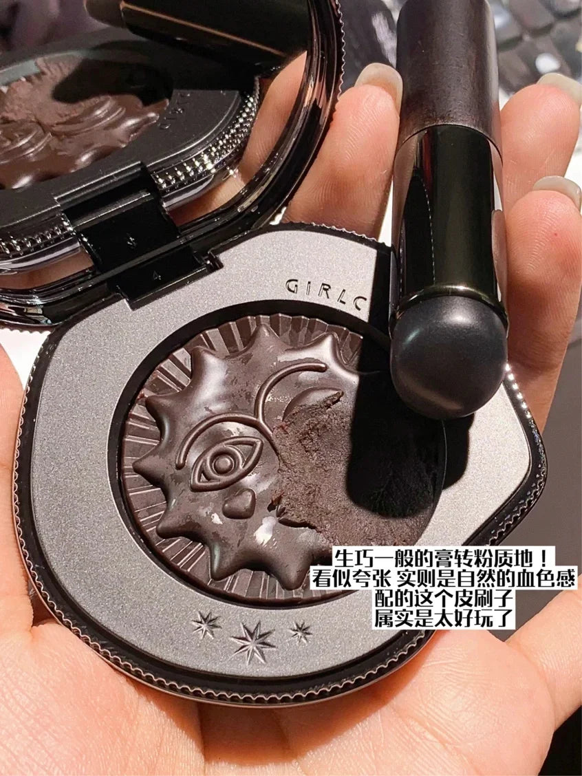 Silky Matte Face Blush and Highlighter Powder - 16