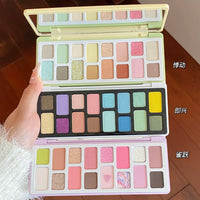 16-Color Highly Pigmented Matte and Shimmer Eyeshadow Palette