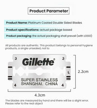 Classic Stainless Steel Double-Edge Manual Shaving Razor