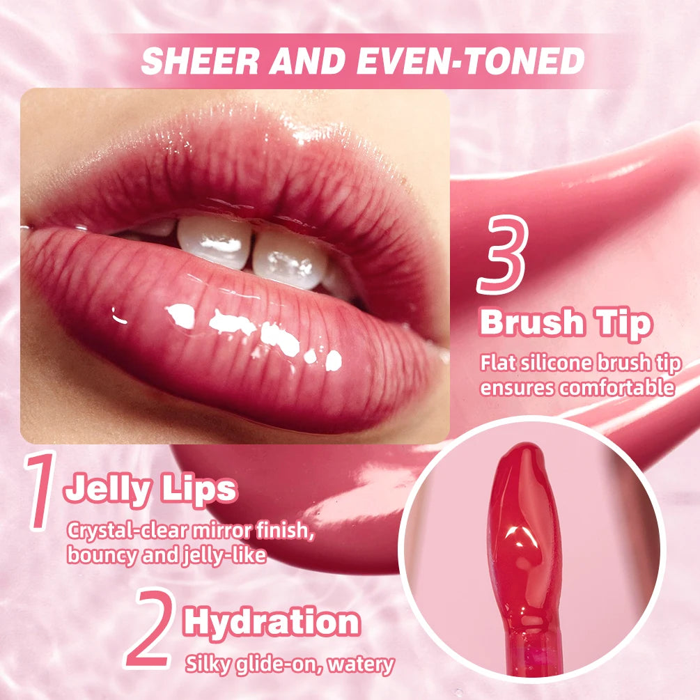 Mirror Finish Hydrating Jelly Lip Gloss - 3