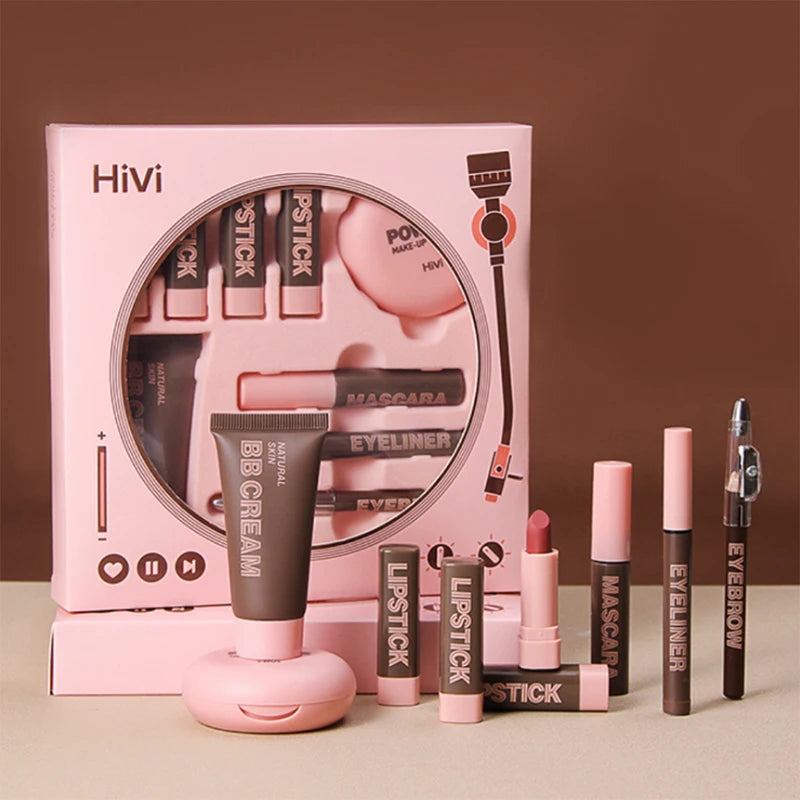 9-Piece Professional Full Face Makeup Gift Set - 15