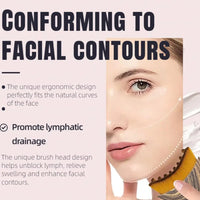 Lymphatic Face Contour Brush for Sculpting and Depuffing