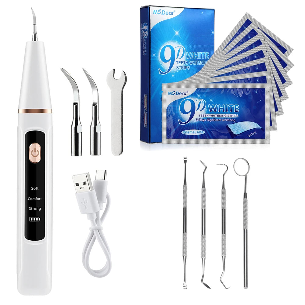 Electric Ultrasonic Teeth Tartar and Plaque Remover - 1