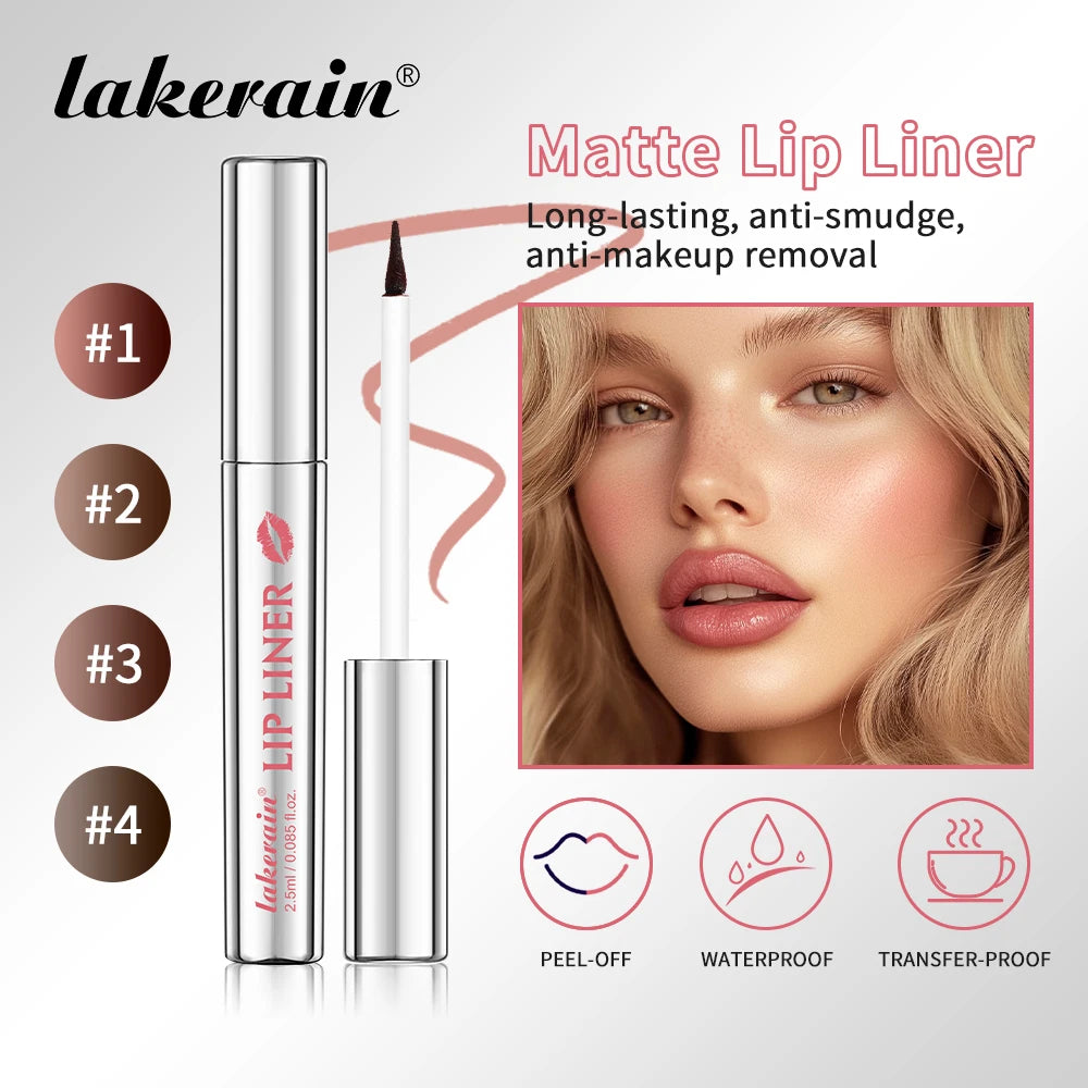 Waterproof Peel-Off Lip Liner for Long-Lasting Smudge-Proof Color - 2