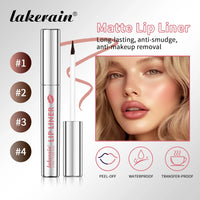 Waterproof Peel-Off Lip Liner for Long-Lasting Smudge-Proof Color