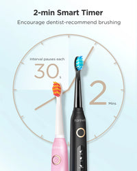 Sonic Rechargeable Electric Toothbrush for Whitening and Gum Health
