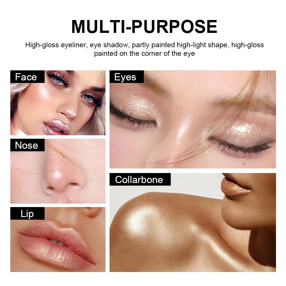 Waterproof Shimmer Eyeliner Pencil for Brightened Eyes - 5
