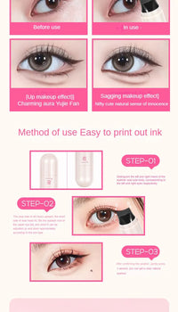 Dual-Ended Winged Eyeliner Stamp Pen for Perfect Symmetry