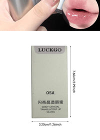 Hydrating Crystal Mirror Lip Gloss for Long-Lasting Shine