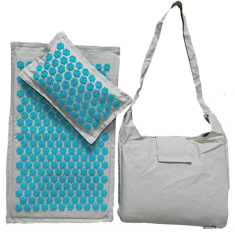 Acupressure Massage Mat and Pillow Set for Muscle Relief - 41