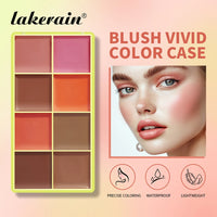 8-Color Cream Blush and Contour Palette